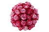 25 роз Дип Перпл в шляпной коробке - фото 6594